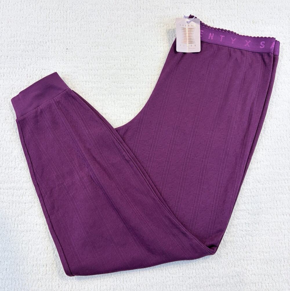 Savage X Fenty Purple Women’s Leggings Pants 2X Plus Polyester/Viscose